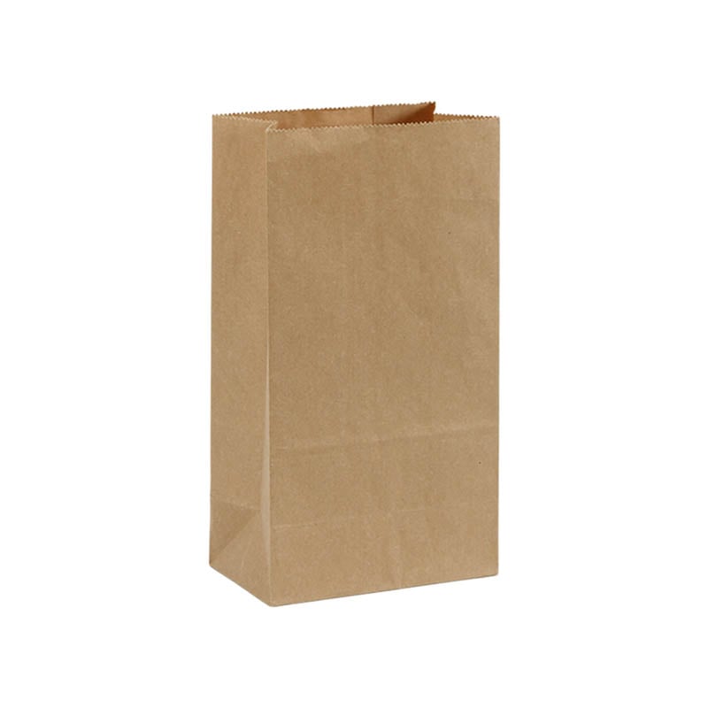 Greaseproof Paper Bags Square Bottom 155x300mm Brown - 300/Pack