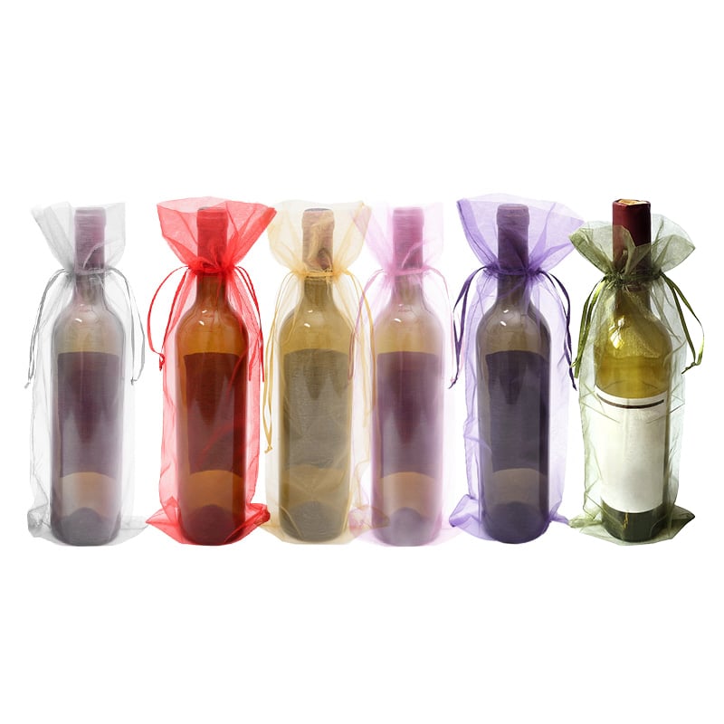 Organza Wine Bags 140x360mm - 50/Pack