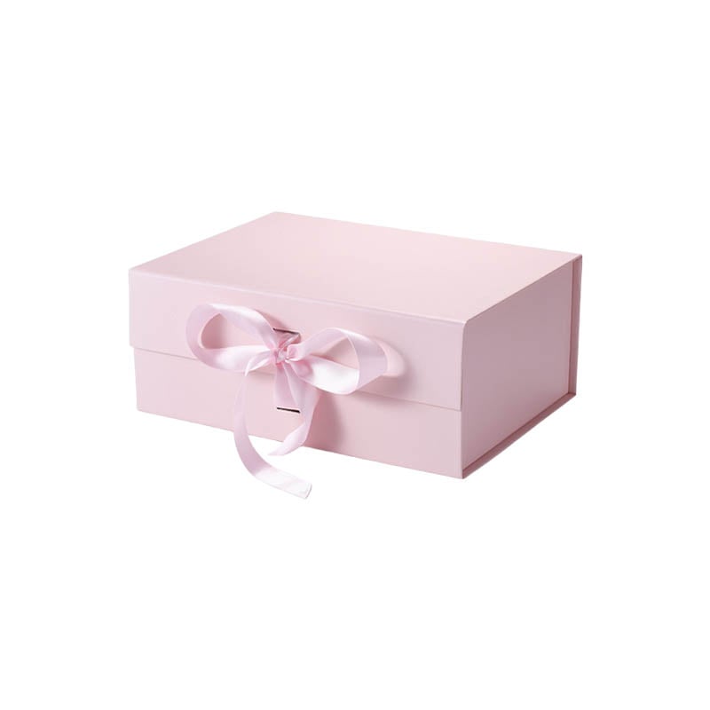 Magnetic Gift Box with Ribbon 235x170x100mm Pink - 25/Pack